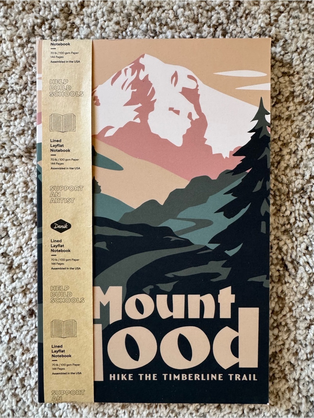 Denik x The Landmark Project Mount Hood Brand New Journal